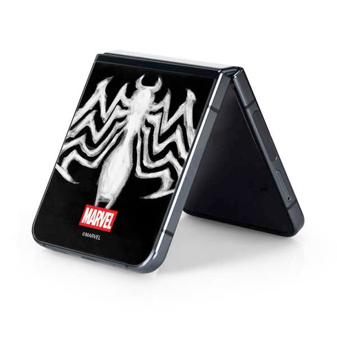 Marvel Venom Venom Logo Galaxy Z Flip5 5G Skin